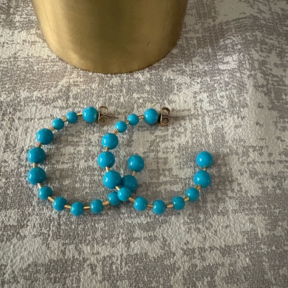Nordstrom Turquoise Beaded Earrings
